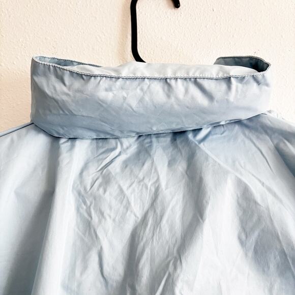 Giordano Waterproof Hooded Rain Jacket Sz XS Blue Elastic Drawstring Packable - Picture 5 of 11